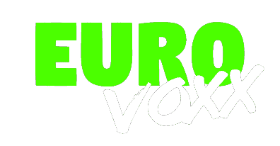 Euro vax logo on a green background.