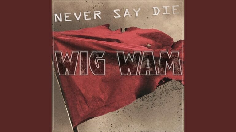 Never say die audiobook cover art.